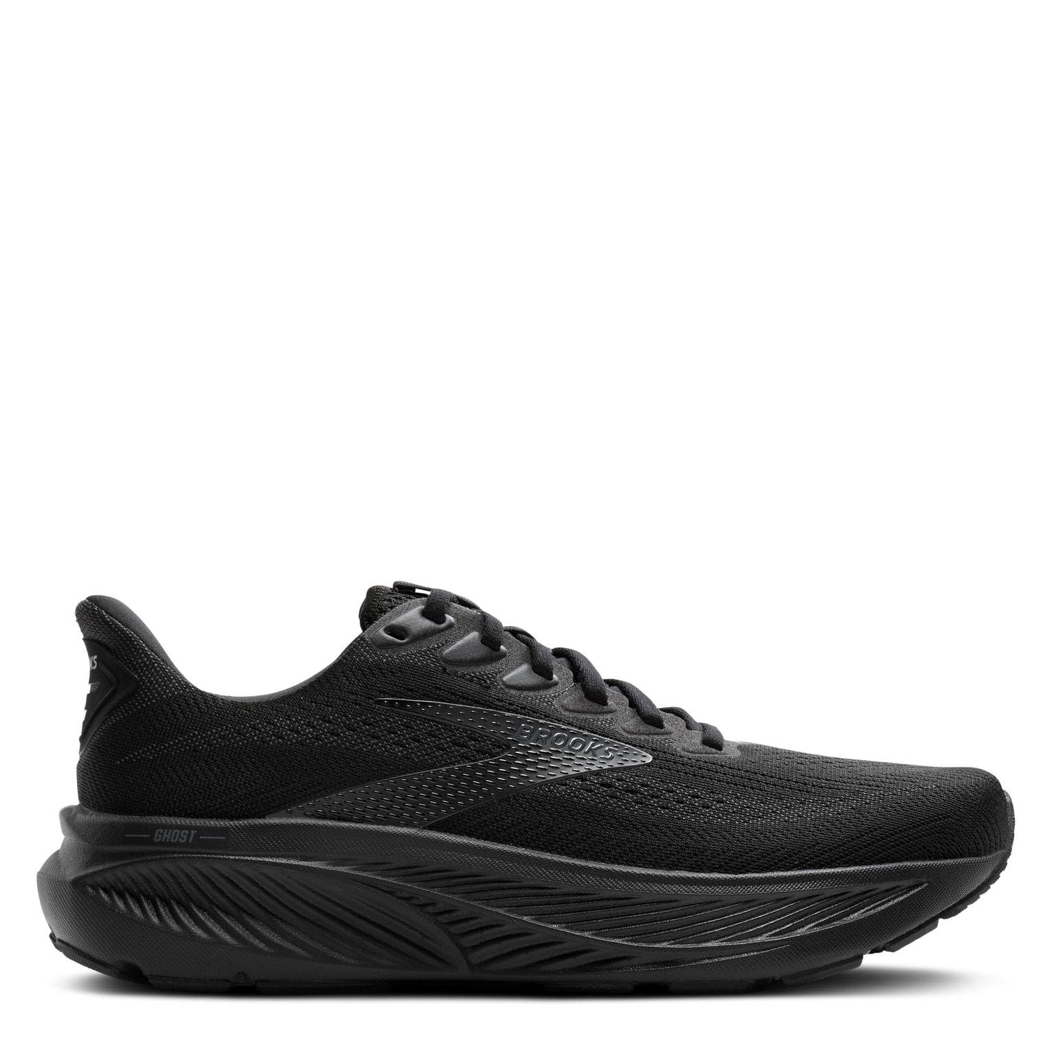 Brooks Ghost 17 — Black — vista 1